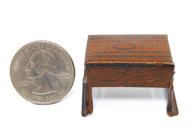 1920's MARX NEWLYWEDS TIN TABLE for PARLOR or LIBRARY ROOM FURNITURE DOLLHOUSE 1920's MARX NEWLYWEDS TIN TABLE for PARLOR or LIBRARY ROOM FURNITURE DOLLHOUSE