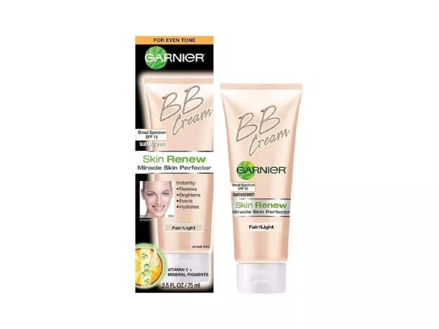 Garnier BB Cream Skin Renew Miracle Skin Perfector, Fair Light  2.5 FL OZ,