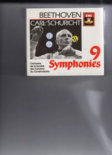 5-CD-Box  Carl Schuricht - Beethoven 9 Symphonies