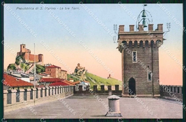 San Marino Città Tre Torri cartolina RT1106