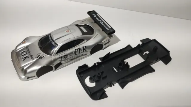 05r/a SCALEXTRIC  ANALOGICO CHASIS + CARROCERIA NINCO MERCEDES CLK