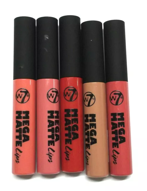 W7 MEGA MATTE LIPPEN flüssiger Lippenstift wählen Sie einen Farbton