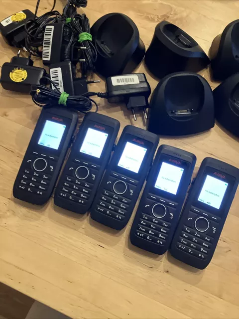 5x Avaya 3730 DECT Mobilteil
