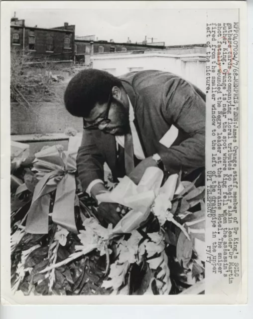 African American Civil Rights Photo James Orange Sclc Vintage 1968 Original