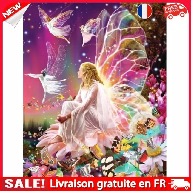 Butterfly Fairy 5D diamant peinture broderie couture d��coration bricolage