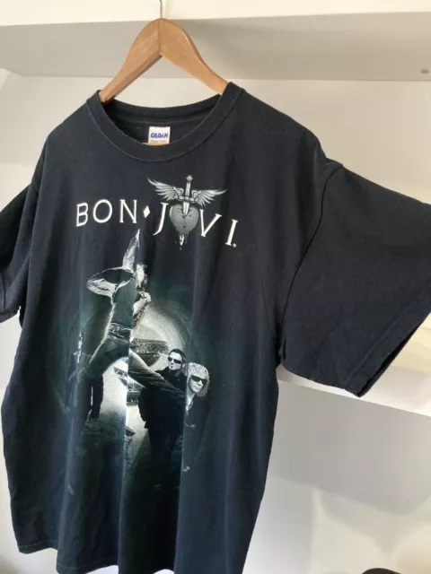 Bon Jovi music band t shirt 2010 Australia tour Sold out 3