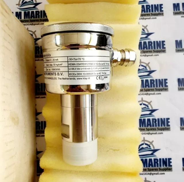 KLAY-INSTRUMENTS | FLUSH PRESSURE TRANSMITTER | 8000-H-S-Ex | CAL: 20kg/cm2