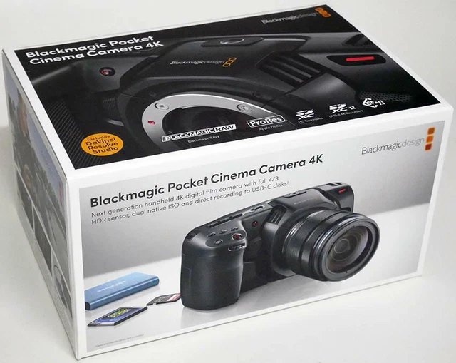 BLACKMAGIC DESIGN POCKET Cinema Camera 4K Black Magic Bmpcc4K 12-Bit