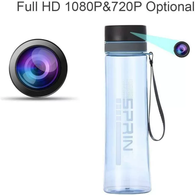 1080P HD Wifi P2P Security Camera Portable Video Recorder In Sport Water Bottle