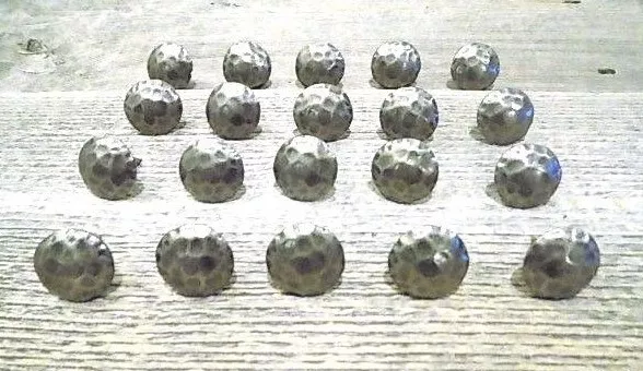 20 Clavos Decorative Nail Heads Old Silver .91" Tacks Crafts Clavo Furniture