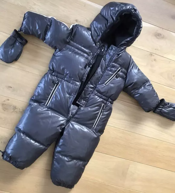 COMBINAISON HUGO BOSS d'hiver doudoune BEBE 18 mois 18M + GANTS ski ALL IN  ONE EUR 39,99 - PicClick FR