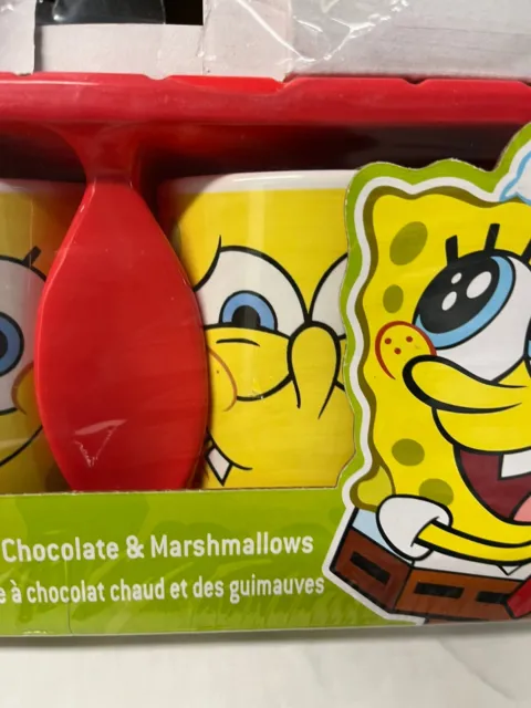 Nickelodeon Spongebob Squarepants Hot Cocoa Mug Set 2005 3