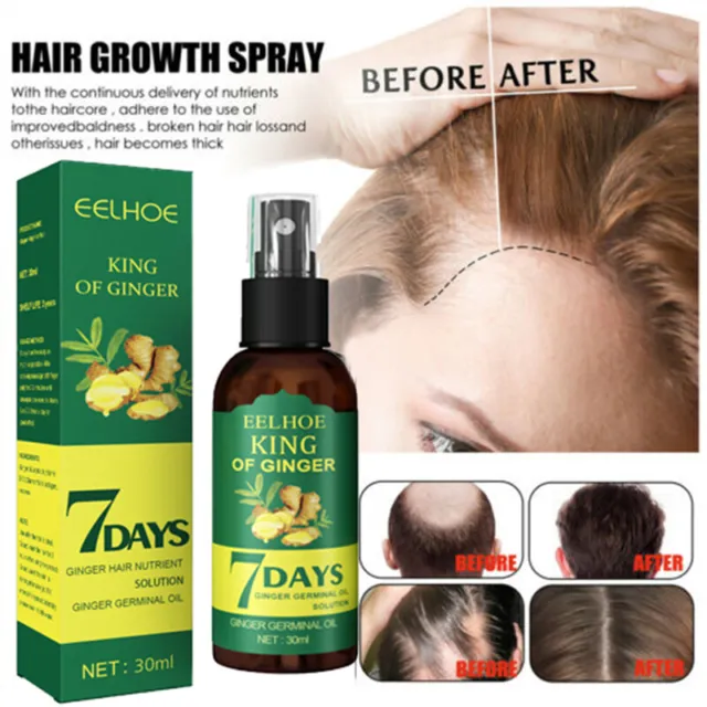 ❀ Nachwachsen 7 Tag Ingwer Germinal Haarwachstum Serum Friseur Öl Loss Treatment