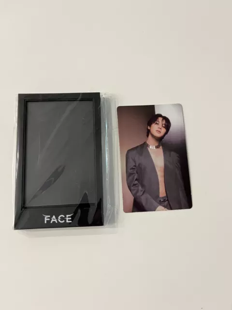 JIMIN Official Weverse Photocard + FRAME BTS Album FACE Kpop Authentic