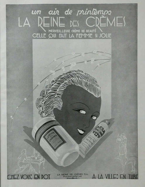 Publicité De Presse 1931 La Reine Des Crèmes De Beauté En Pot En Tube