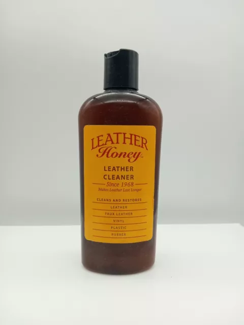 Leather Honey - Leather Cleaner (8oz) Cleans Restores Vinyl Plastic Rubber