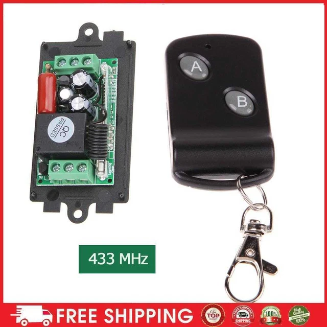 Universal nueva llegada 220V 433 MHz pequeño interruptor de un solo canal con 2z