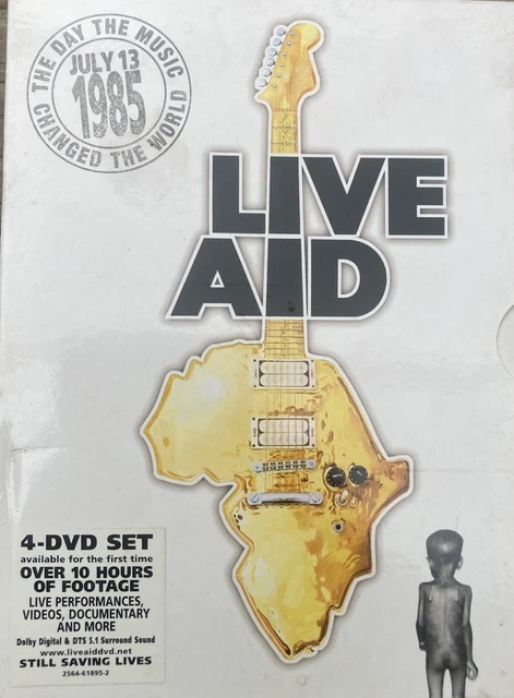 4DVD BOX・LIVE AID ／JULY 13 ／1985！ LIVE AID Concert July 13,1985 a 4 DVD Box Set in Slipcase w