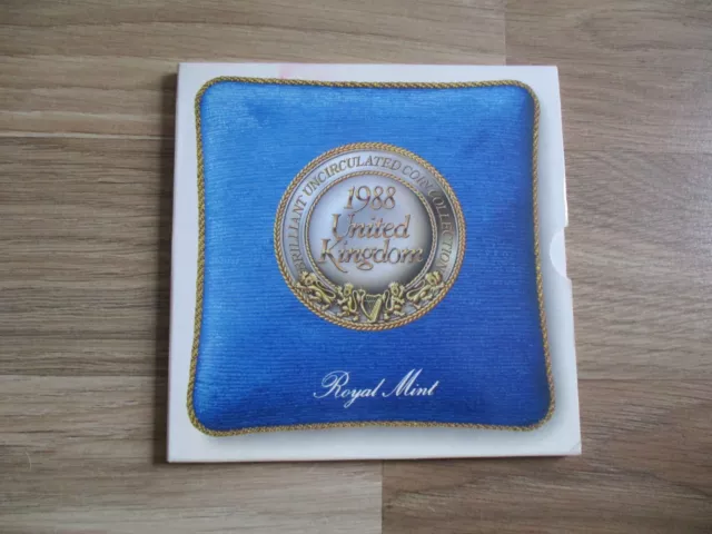 1988 - Royal Mint Brilliant Uncirculated Coin Set - 7 Coin Set