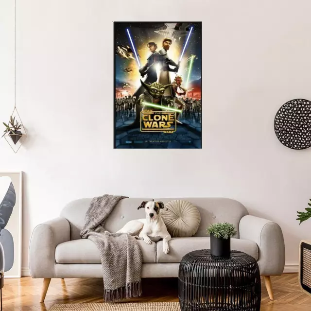 92475 STAR WARS THE CLONE WARS MOVIE Wall Print Poster AU 2