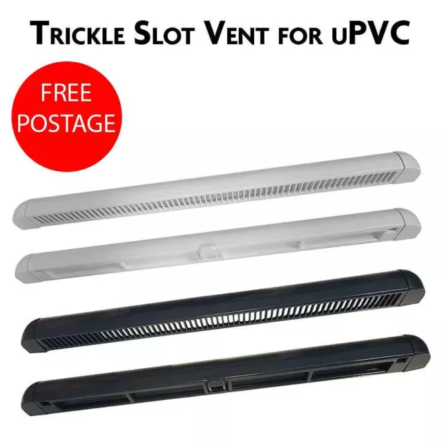 Trickle Slot Vent for uPVC Double Glazing Window - Reduces Condensation