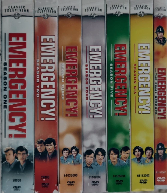 Emergency Complete Series Seasons 1,2,3,4,5, 6 + Final Rescues LN Condition Emergency Complete Series Seasons 1,2,3,4,5, 6 + Final Rescues LN Condition
