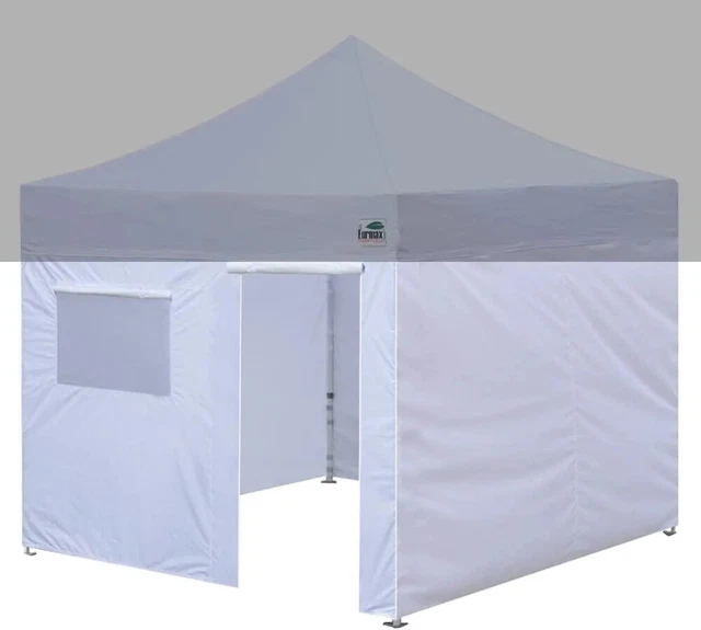 10X10 ENCLOSURE ZIPPER Side Walls Kit Panels For EZ Pop Up Canopy