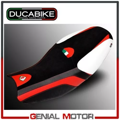 Saddle Cover Black-Red CSSCR01DA Ducabike Ducati Scrambler Icon 2017 > 2019