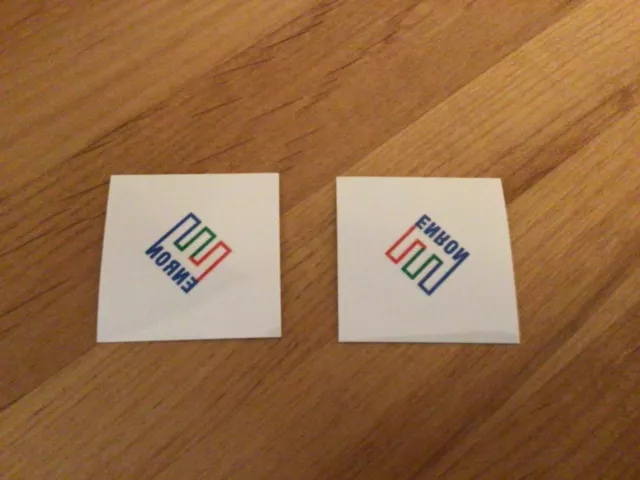 SUPER RARE Authentic ORIGINAL Enron Temporary Tattoos! Lot of 2 SUPER RARE Authentic ORIGINAL Enron Temporary Tattoos! Lot of 2