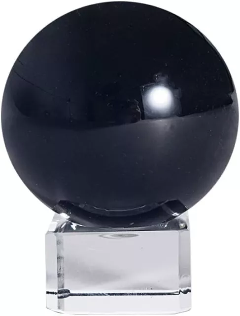 40 mm sfera di cristallo nera