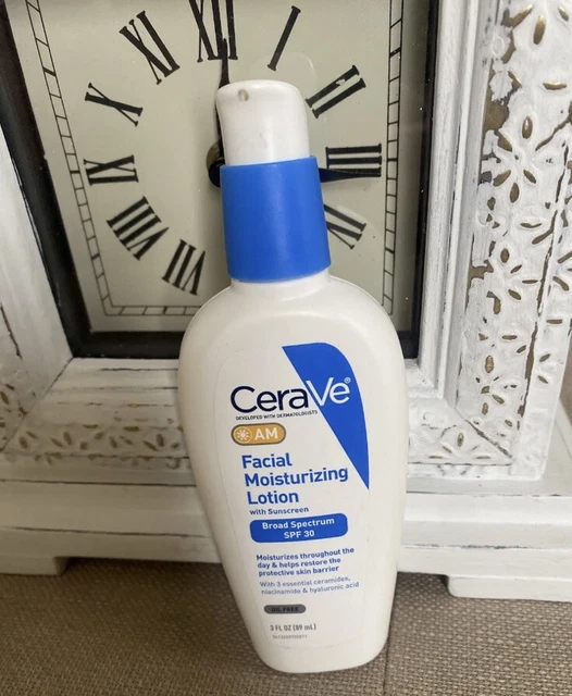 CERAVE AM FACIAL Moisturizing Lotion Broad Spectrum SPF 30 3OZ 09/