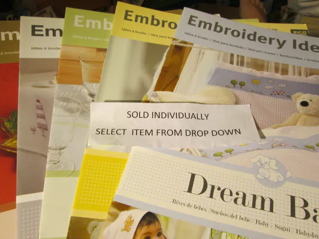 Rico Designs Stick-Idee Emboidery Idea Leaflet-Your Choice