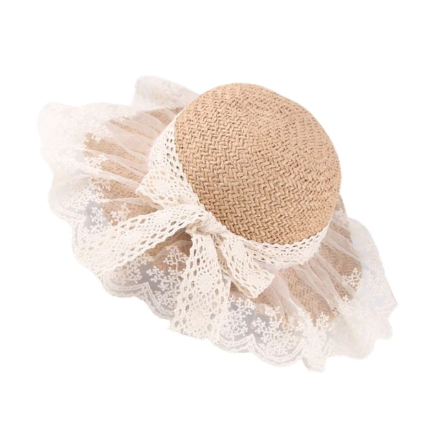 Viaggio estivo bambino bambina erba cappello da pesca ombra traspirante raffreddamento