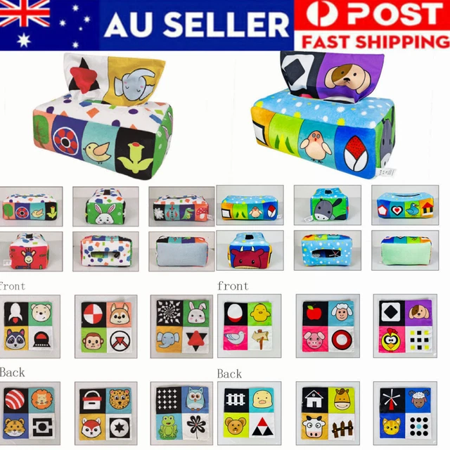 Baby Tissue Box Toy, Montessori Toys For Babies 6-12 Months Sensory Toys Magic