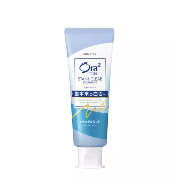 Sunstar Ora2 Me Stain Clear Toothpaste Natural Mint 130g from Japan