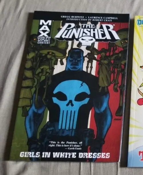 Marvel Comics Max The Punisher Girls In White Dresses Trade Paperback NICE.