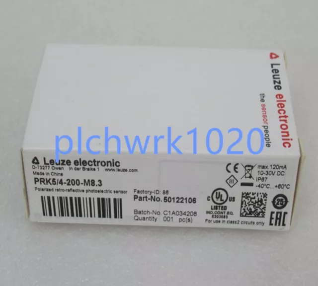 1 PCS NEW IN BOX Leuze Sensor PRK5/4-200-M8.3 50122106 #W8