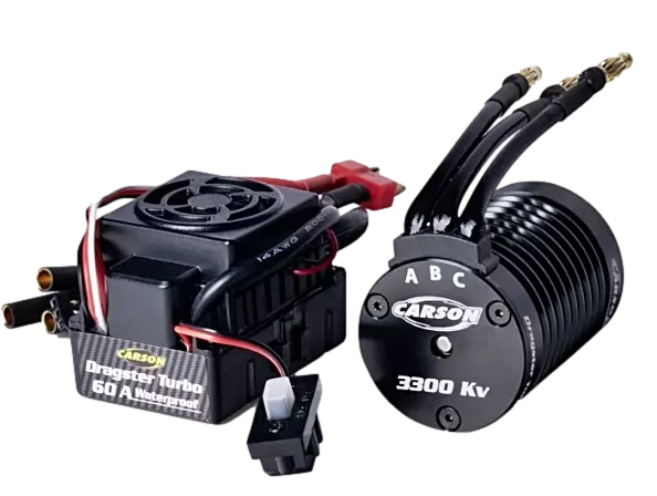 1:10 / Carson 906302 Brushless Kombo, Brushless 60A Fahrregler + 3300 KV Motor