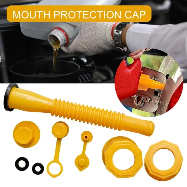 PLASTIC GAS CANS Cap Hexagonal Nut Plug Gas Nozzle Plug Vent Caps (1