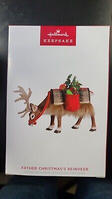 Hallmark Keepsake 2022 Father Christmas's Reindeer Limited Edition NEW NIB