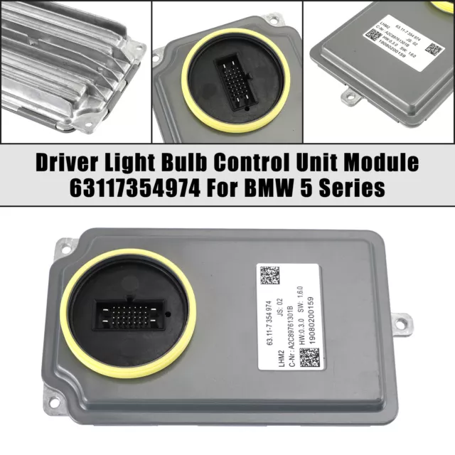 Driver Light Bulb Control Unit Module 63117354974 For BMW 5 Serie F8