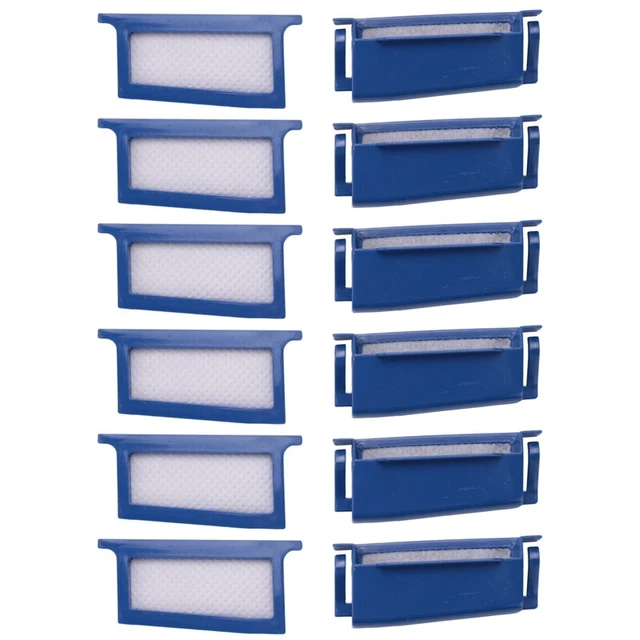 Filtros CPAP de repuesto para 6 ranuras reutilizables + 6 filtros ultrafinos desechables H1V1