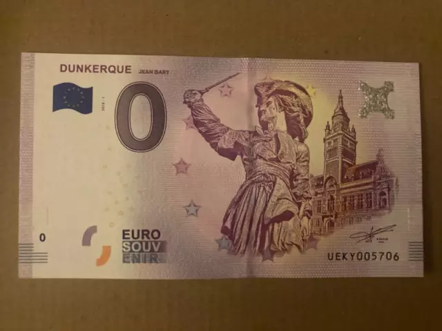 Billet Touristique 0 Euro Zéro Euro Dunkerque 2018