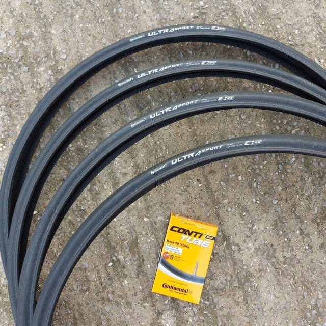 Continental Ultra sport  700c Tyre Black Wire Rigid Sport road racing 23c 25c 28