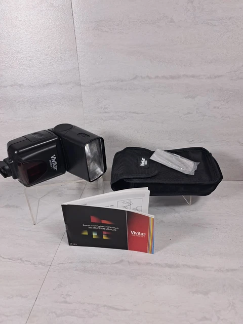 Vivitar Bounce Zoom Swivel DSLR AF Series 1 Flash Olympus Panasonic