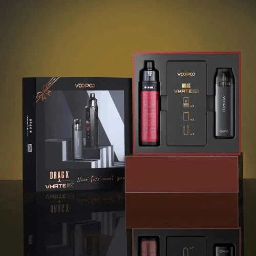 VOOPOO DRAG X & Vmate Pod Kit Gift Set Limited Edition £49.90 PicClick UK