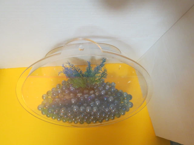 Hanging Wall Mounted Fish Bowl Betta Tank Aquarium Wall Decor Plant Fish Bubble 7