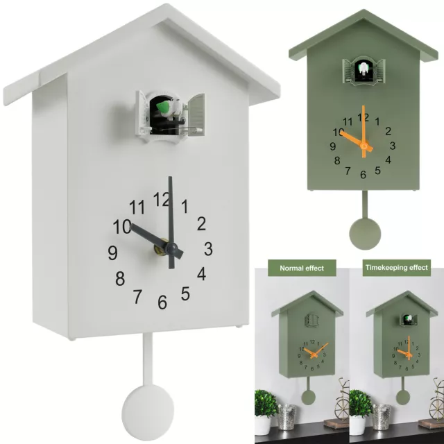 Cuckoo Clock with Chimer Minimalist Cuckoo Sound Clock with Pendulum~~