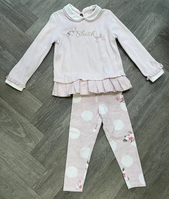 Lapin House Girls Outfit Age 4/5 Pink