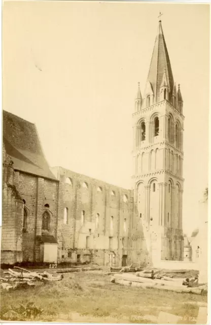 ND, France, Beaulieu lès Loches, Ancienne Eglise Abbatiale de Beaulieu  Vintage